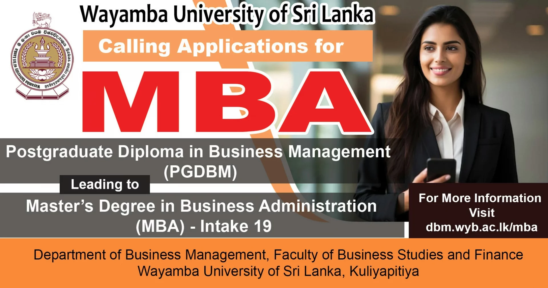 Calling Applications for MBA