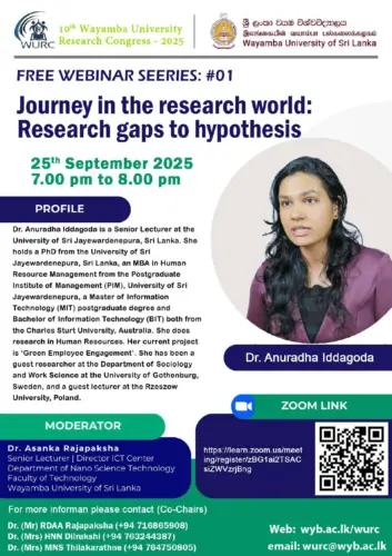 WURC 2025 - Webinar 01