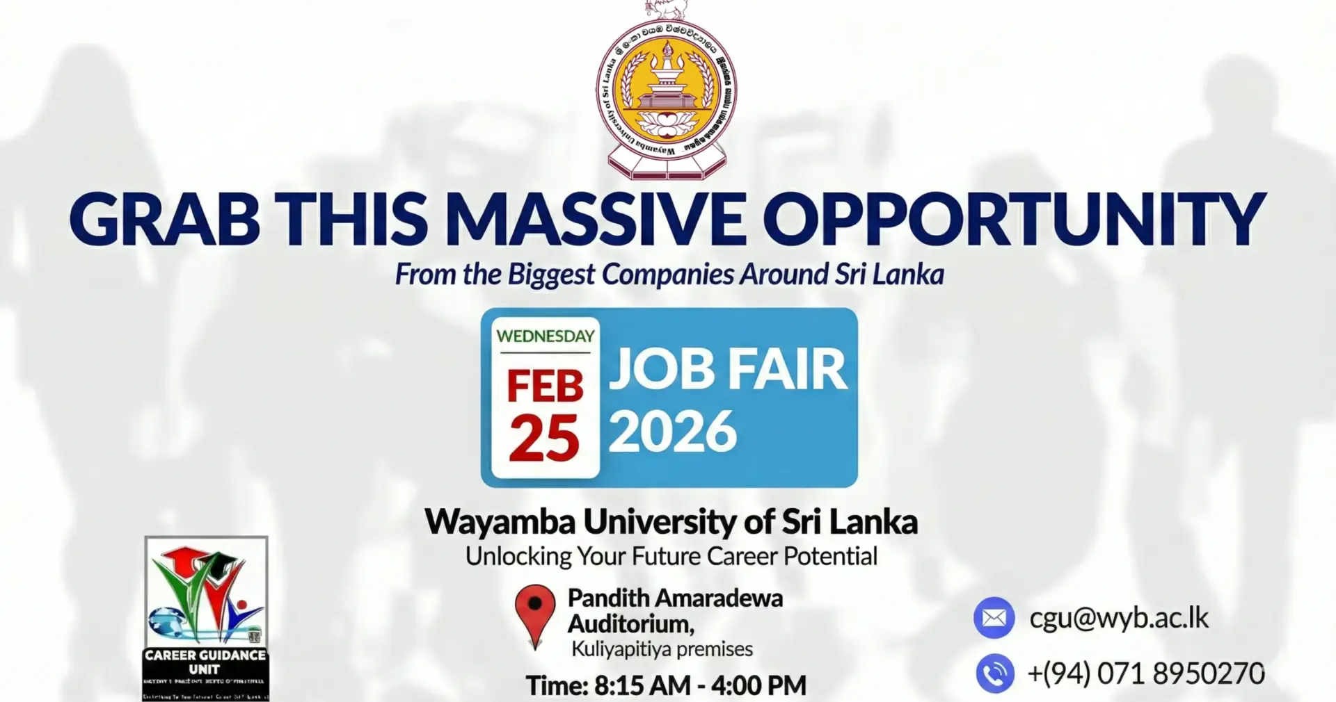 Wayamba University Job Fair 2026