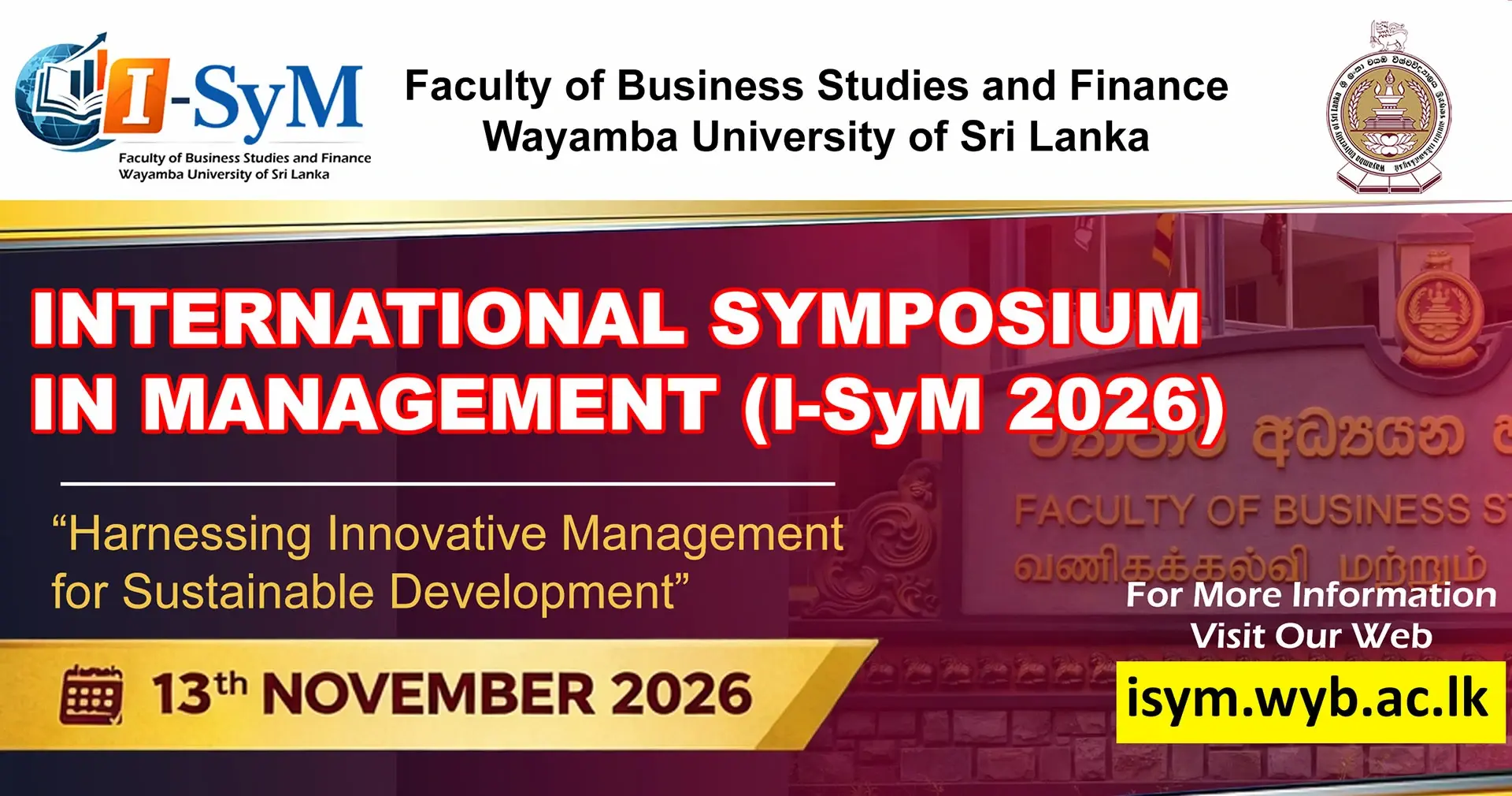 International Symposium in Management (I-SyM)